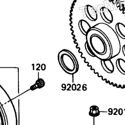 1990 Kawasaki BAYOU 220 (KLF220-A3) Starter Motor | Babbitts