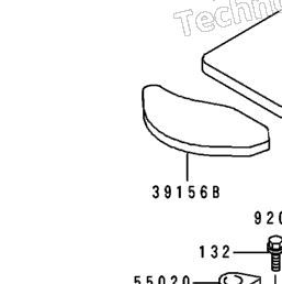1993 Kawasaki NINJA ZX-6 (ZX600-D4) Fuel Tank (Zx600-D4