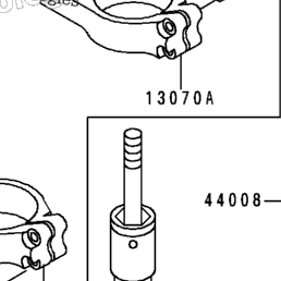 1994 Kawasaki KDX200 (KDX200-E6) Front Fork (Kdx200-E5/E6