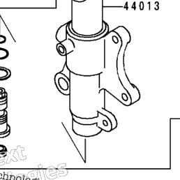 1994 Kawasaki KDX200 (KDX200-E6) Front Fork (Kdx200-E5/E6