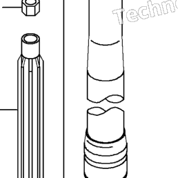 1994 Kawasaki KDX200 (KDX200-E6) Front Fork (Kdx200-E5/E6