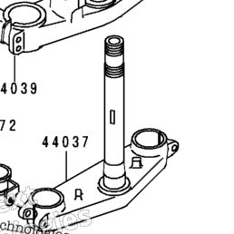 1994 Kawasaki KDX200 (KDX200-E6) Front Fork (Kdx200-E5/E6