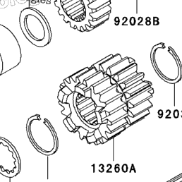1999 Kawasaki NINJA ZX-9R (ZX900-C2) Transmission | Babbitts