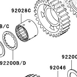 1999 Kawasaki NINJA ZX-9R (ZX900-C2) Transmission | Babbitts