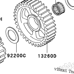1999 Kawasaki NINJA ZX-9R (ZX900-C2) Transmission | Babbitts