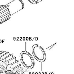 仁 1999 Kawasaki NINJA ZX-9R (ZX900-C2) Transmission | Babbitts