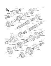 1999 Kawasaki NINJA ZX-9R (ZX900-C2) Transmission | Babbitts
