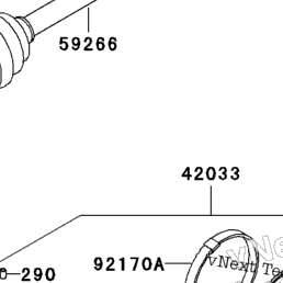 1997 Kawasaki PRAIRIE 400 4X4 (KVF400-A1) Drive Shaft (Front
