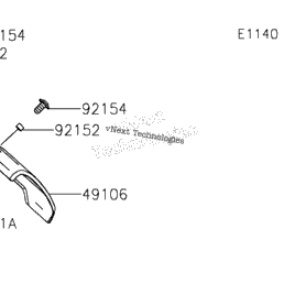 2020 Kawasaki KLX140 (KLX140ALF) Muffler(S) | Babbitts Kawasaki