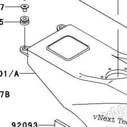 2007 Kawasaki KFX700 (KSV700A7F) Fuel Tank | Babbitts Kawasaki