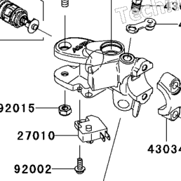 2007 Kawasaki NINJA ZX-14 (ZX1400A7F) Front Master Cylinder