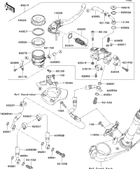 2006 Kawasaki NINJA ZX-14 (ZX1400A6F) Front Master Cylinder