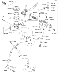UMR様 2011 Kawasaki NINJA ZX-6R (ZX600RBF) Front Master Cylinder