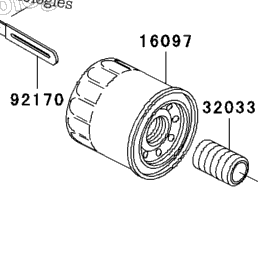 2006 Kawasaki NINJA ZX-6R (ZX636C6F) Oil Pump/Oil Filter