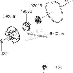 2024 Kawasaki Ninja ZX-6R (US) (ZX636KRFAN) Oil Pump/Oil Filter