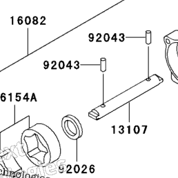 1996 Kawasaki NINJA ZX-11 (ZX1100-D4) Oil Pump/Oil Filter