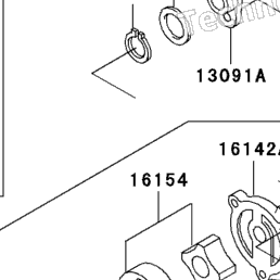 1997 Kawasaki NINJA ZX-11 (ZX1100-D5) Oil Pump/Oil Filter