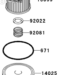 1997 Kawasaki NINJA ZX-11 (ZX1100-D5) Oil Pump/Oil Filter