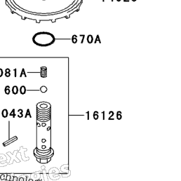 1996 Kawasaki NINJA ZX-11 (ZX1100-D4) Oil Pump/Oil Filter
