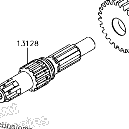 2017 Kawasaki Z125 PRO (BR125JHF) Transmission | Babbitts Kawasaki