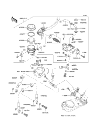 2008 Kawasaki NINJA ZX-14 (ZX1400C8FA) Front Master Cylinder