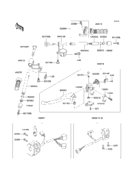 2000 Kawasaki NINJA ZX-6R (ZX600-J1) Handlebar | Babbitts Kawasaki