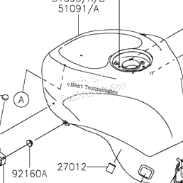 2019 Kawasaki Ninja ZX-6R (ZX636GKFA) Fuel Tank | Babbitts