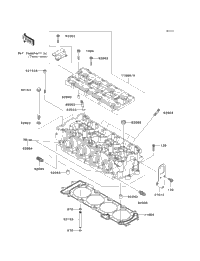 Kawasaki JET SKI ULTRA 250X 2008 Dissassembly sheet