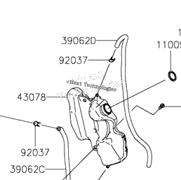2024 Kawasaki Ninja ZX-6R ABS (ZX636JRFAL) Water Pipe | Babbitts