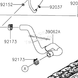 2024 Kawasaki Ninja ZX-6R ABS (ZX636JRFAL) Water Pipe | Babbitts