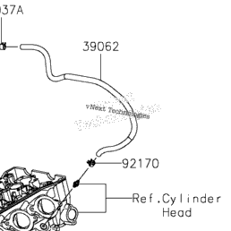 2024 Kawasaki Ninja ZX-6R ABS (ZX636JRFAL) Water Pipe | Babbitts