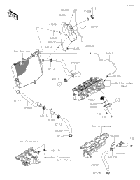 2024 Kawasaki Ninja ZX-6R ABS (ZX636JRFAL) Water Pipe | Babbitts