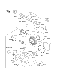 2003 Kawasaki VULCAN 750 (VN750-A19) Drive Shaft/Final Gear