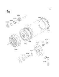 2007 Kawasaki NINJA 250R (EX250F7F) Clutch | Babbitts Kawasaki