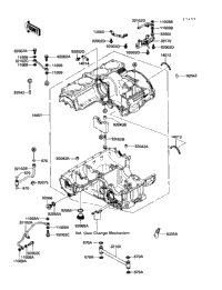 1987 Kawasaki VOYAGER XII (ZG1200-B1) Crankcase | Babbitts