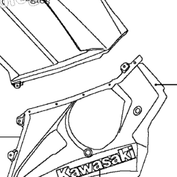 2014 Kawasaki NINJA 1000 ABS (ZX1000MEF) Decals(Green)(Mef