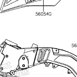 2014 Kawasaki NINJA 1000 ABS (ZX1000MEF) Decals(Green)(Mef