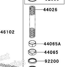 2009 Kawasaki KX450F (KX450E9F) Front Fork | Babbitts Kawasaki