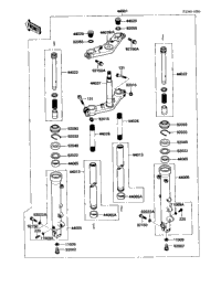 たぴおか 79 80 Datsun 280zx OEM Front Shock Strut Spring & Spindle