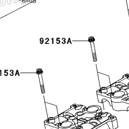 2007 Kawasaki NINJA ZX-6R (ZX600P7F) Cylinder Head | Babbitts
