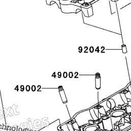 2007 Kawasaki NINJA ZX-6R (ZX600P7F) Cylinder Head | Babbitts