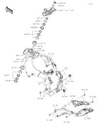 2024 Kawasaki Ninja ZX-10R (ZX1002MRFAL) Frame | Babbitts Kawasaki
