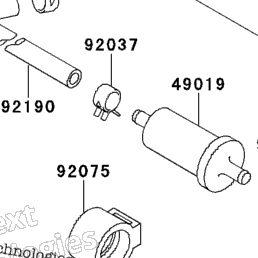 2007 & Prior Kawasaki MULE 2510 (KAF620-A6) Fuel Pump | Babbitts