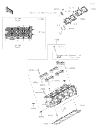 2021 Kawasaki Ninja H2 (ZX1002JMFNN) Cylinder Head | Xtreme