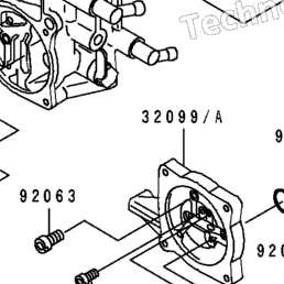 1993 Kawasaki JET SKI SUPER SPORT XI (JH750-B1) Carburetor Parts