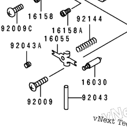 1993 Kawasaki JET SKI SUPER SPORT XI (JH750-B1) Carburetor Parts