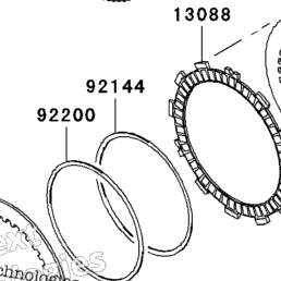 2012 Kawasaki NINJA ZX-6R (ZX600RCF) Clutch | Babbitts Kawasaki