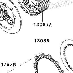 2012 Kawasaki NINJA ZX-6R (ZX600RCF) Clutch | Babbitts Kawasaki