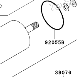 1997 Kawasaki NINJA ZX-11 (ZX1100-D5) Starter Motor | Babbitts