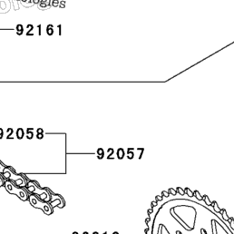 2010 Kawasaki Z1000 (ZR1000DAF) Rear Wheel/Chain | Babbitts
